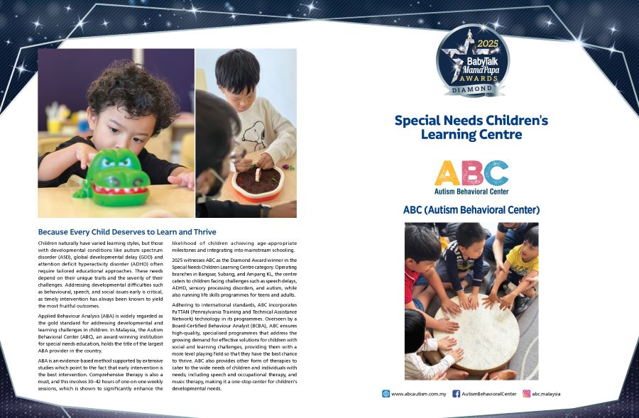 Autism Behavioral Center (ABC), Bangsar, Kuala Lumpur