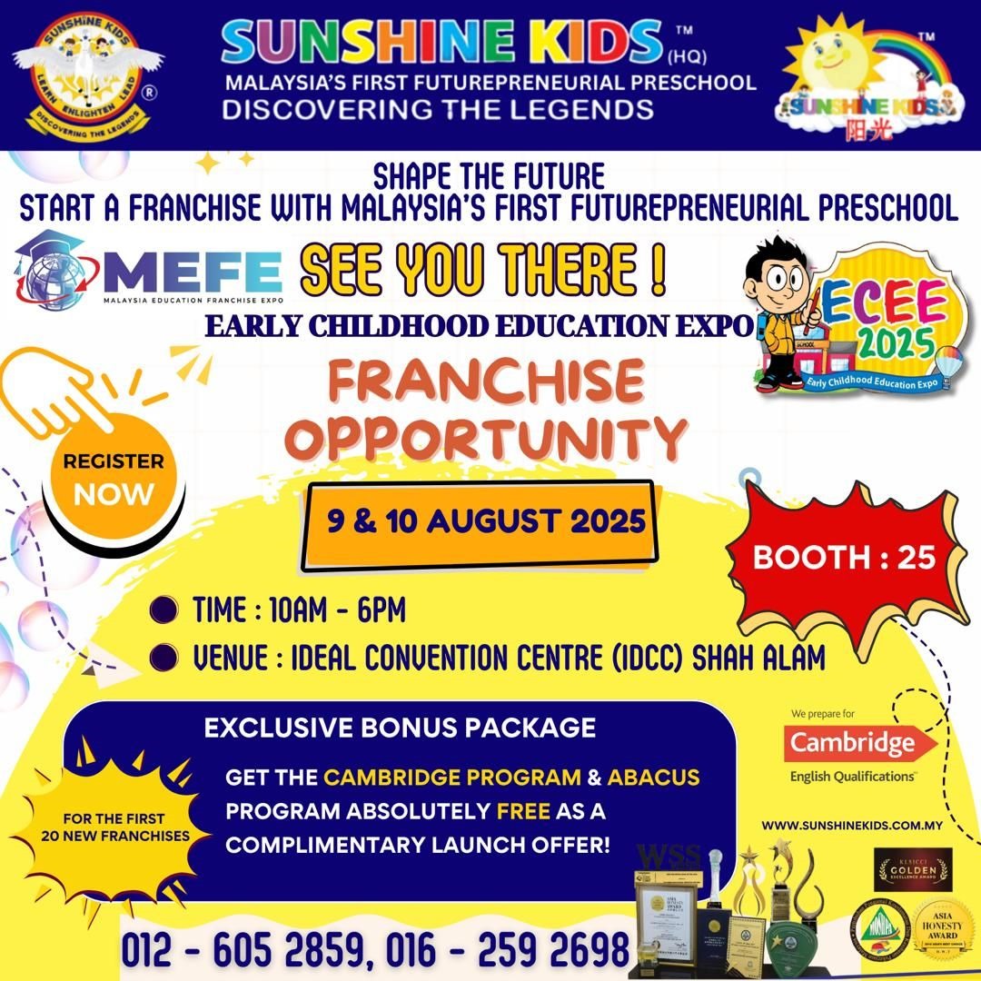 Early Childhood Education Expo (ECEE) 2025 @ Sunshine Kids