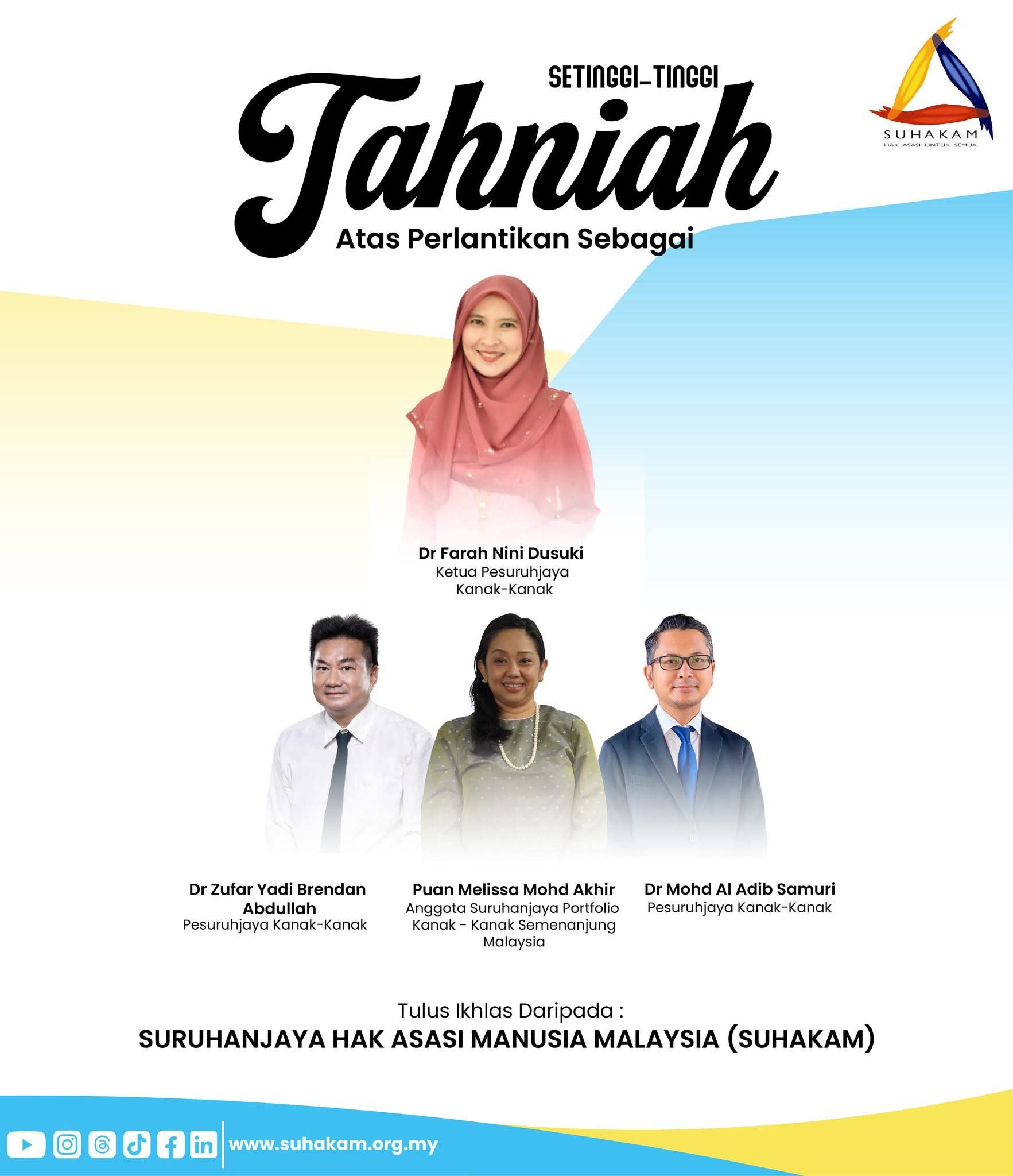 A New Champion for Children: Dr Farah Nini Dusuki is SUHAKAM Chief Children’s Commissioner | KiddyNews