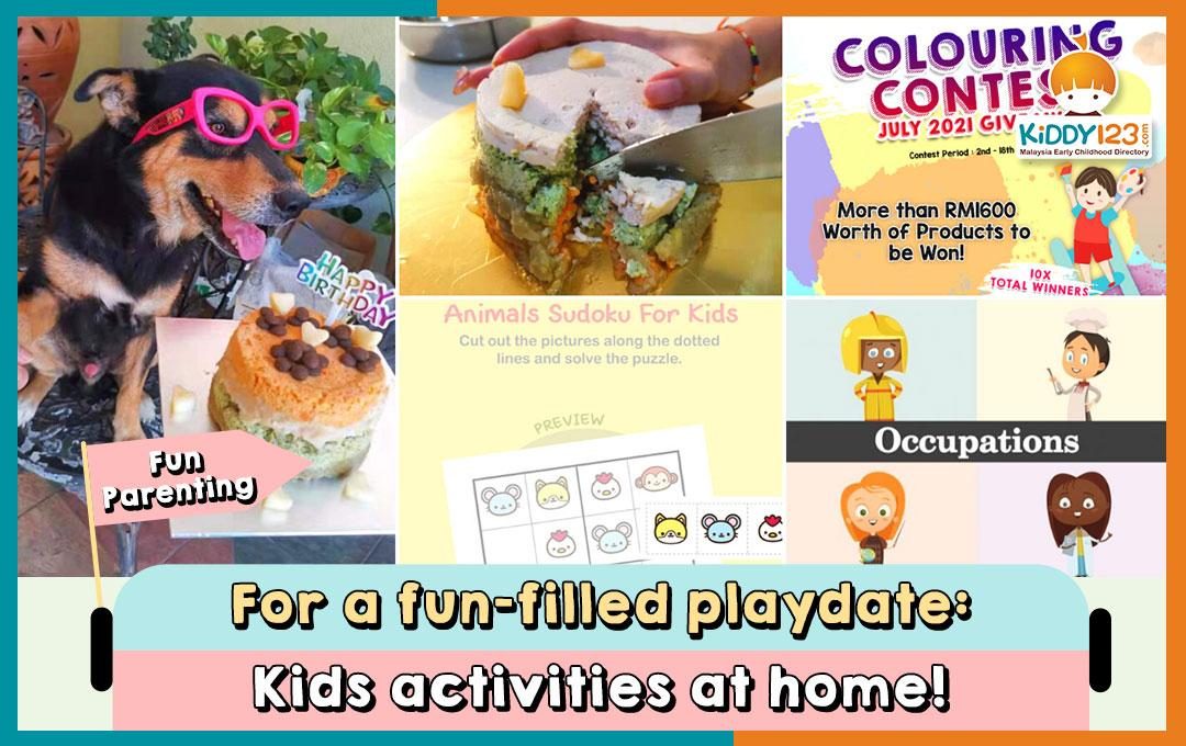 For a fun-filled playdate: Kids activities at home!
