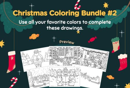 Art - Christmas Coloring Bundle