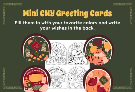 Art - Mini CNY Greeting Cards (Chinese New Year 2022)