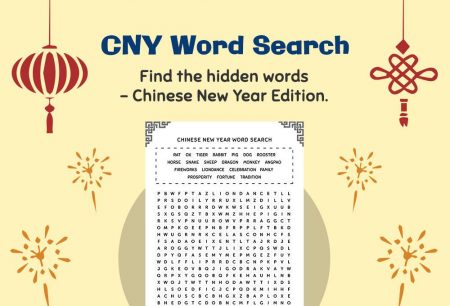 Language - CNY Word Search (Chinese New Year 2022)