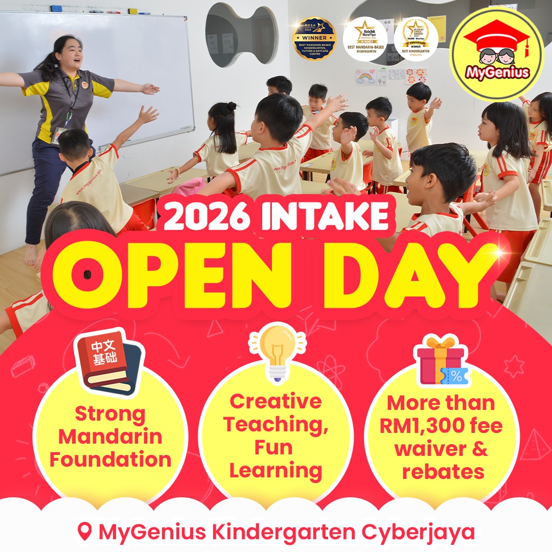 2026 Intake Open Day @ MyGenius Kindergarten, Cyberjaya