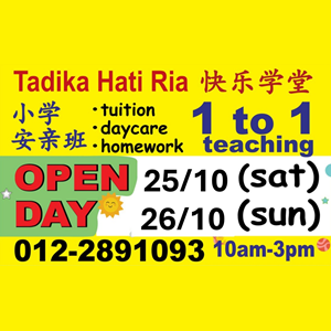 Open Day @ Tadika Hati Ria, Puncak Jalil