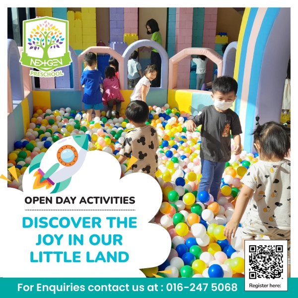 NextGen Preschool Open Day – Little Explorer: Sensory Edition
