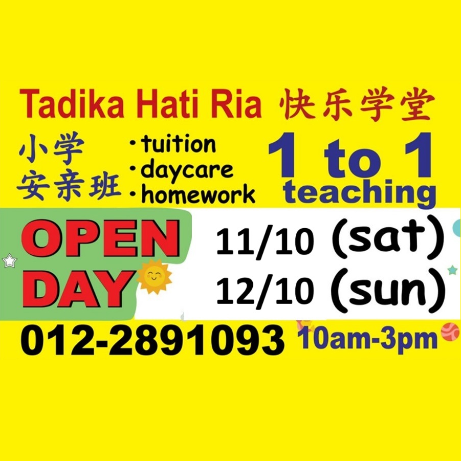 2025 October Open Day @ Tadika Hati Ria, Puncak Jalil