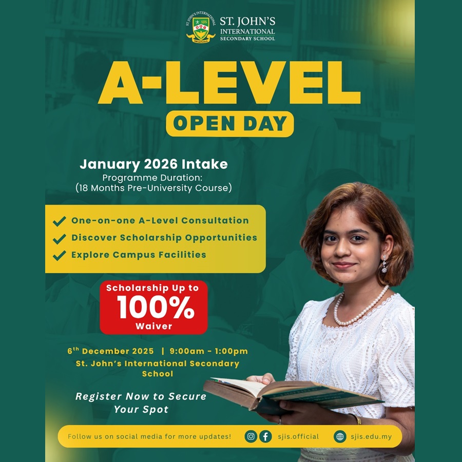 A-Level Open Day @ St. John’s International School, Bukit Nanas