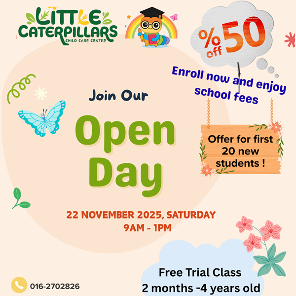 Open Day @ Little Caterpillars Child Care Centre, Petaling Jaya