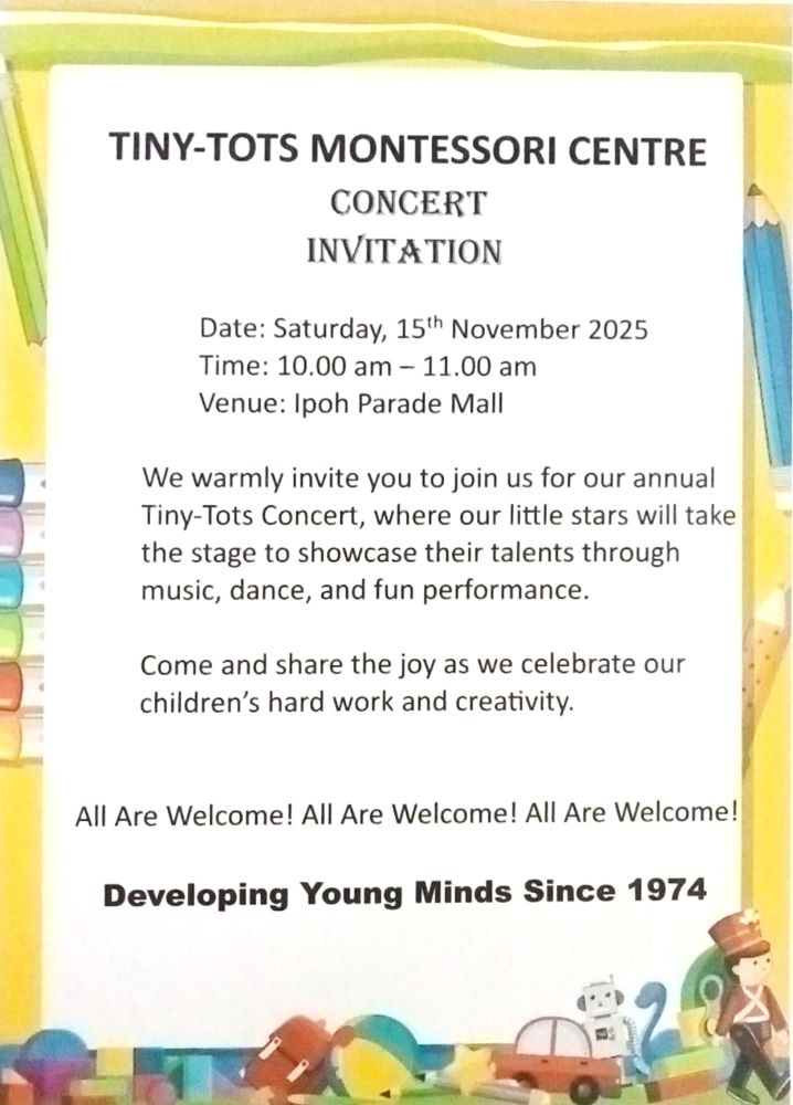 Tiny-Tots Montessori Centre, Ipoh