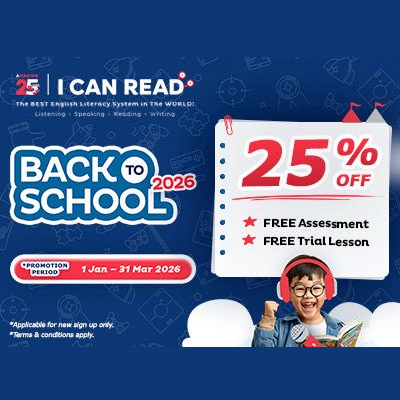 2026 Back to School Promotion @ I Can Read, Puchong Jaya