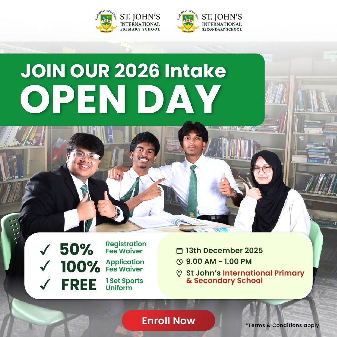 2026 Intake Open Day @ St John’s International School, Bukit Nanas