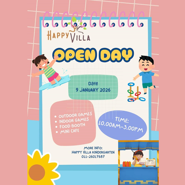 Open Day @ Happy Villa Kindergarten, Taman Bukit Indah, Johor Bahru