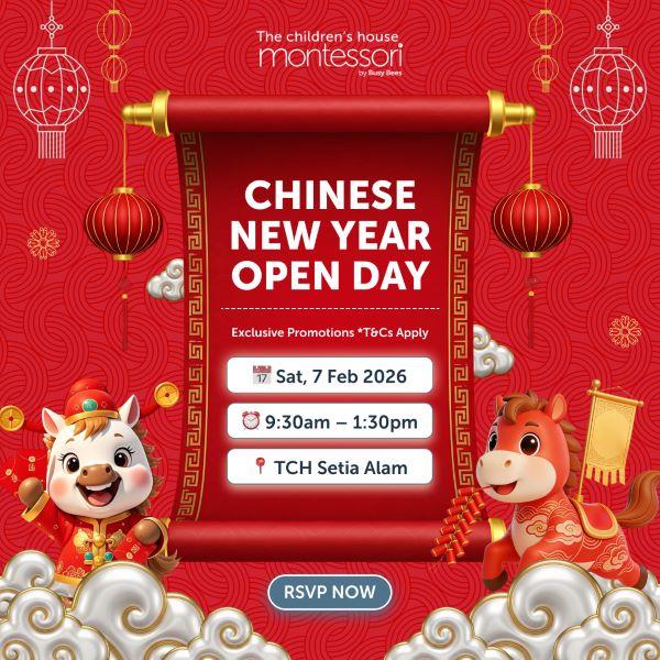 Chinese New Year Open Day @ The children’s house Montessori, Setia Alam