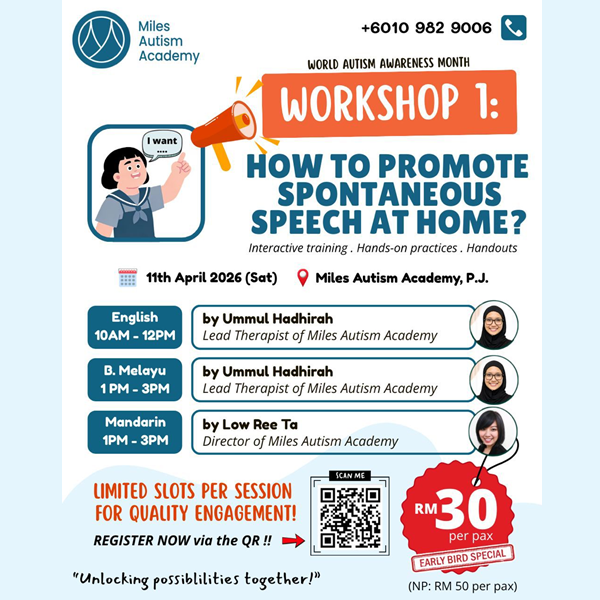 Miles World Autism Awareness Month 2026 @ Miles Autism Academy, Petaling Jaya