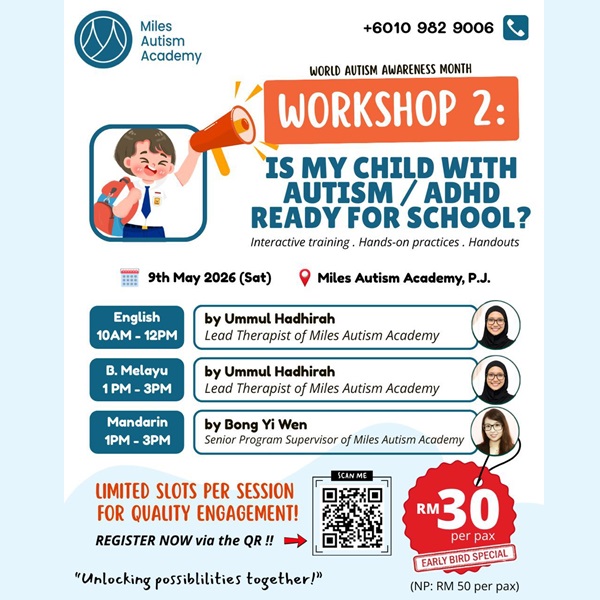 Miles World Autism Awareness Month 2026 @ Miles Autism Academy, Petaling Jaya