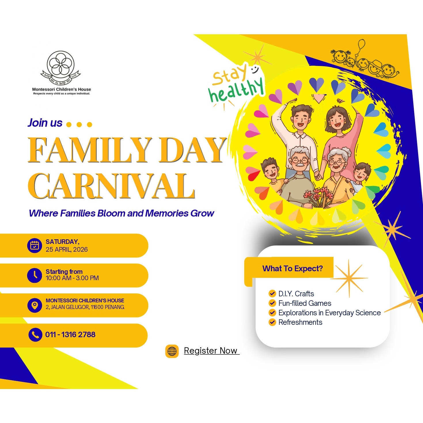 2026 Family Day Carnival @ Tadika Montessori Children’s House, Penang