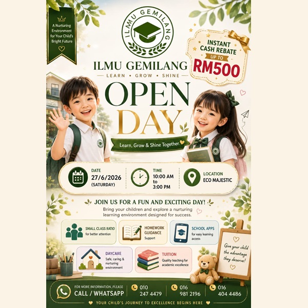 Open Day @ Pusat Tuisyen Ilmu Gemilang, Eco Majestic, Semenyih