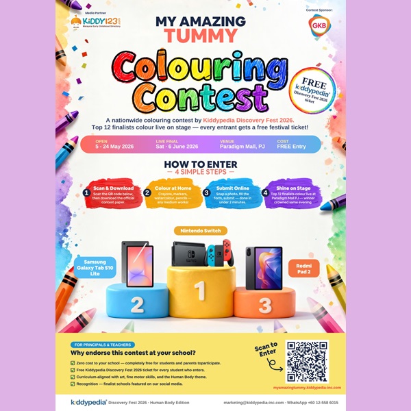 MY AMAZING TUMMY Colouring Contest