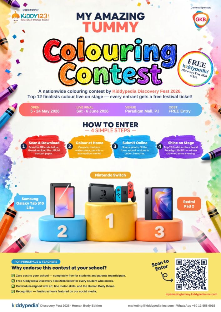 MY AMAZING TUMMY Colouring Contest