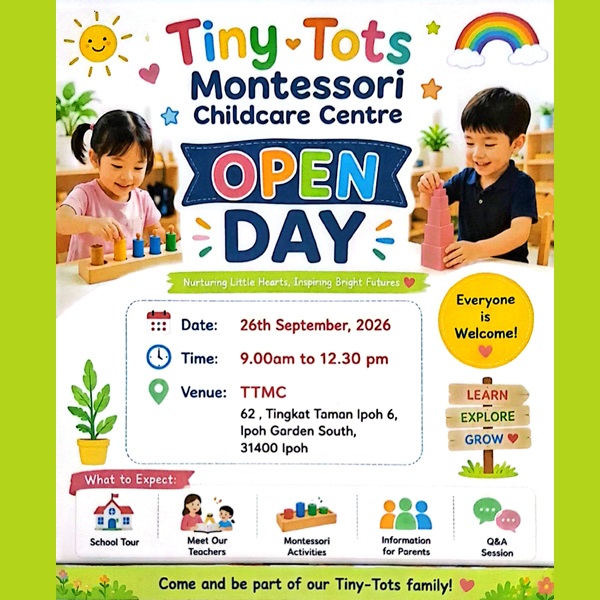 Open Day @ Tiny-Tots Montessori Centre, Ipoh