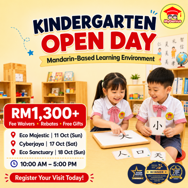 October 2026 Open Day @ MyGenius Kindergarten