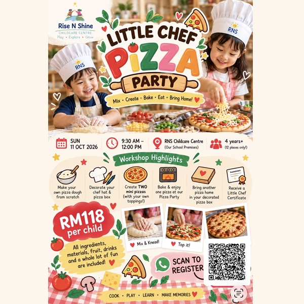 Pizza Party @ Rise N Shine Childcare Centre, SS2 Pizza Party @ Rise N Shine Childcare Centre, SS2